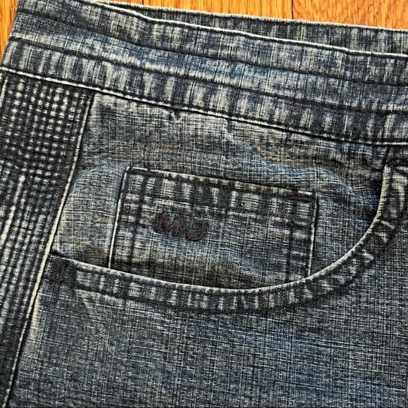 Marc Jacobs Dark Wash Zip Fly Front Denim Skirt Size 8 - Picture 2 of 5